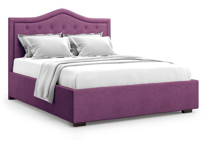 Кровать с подъемным механизмом Tibr 160х200 фиолетового цвета - купить Кровати для спальни по цене 43000.0