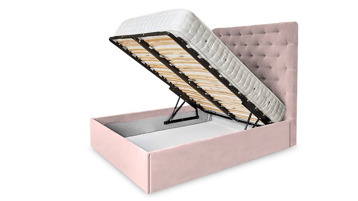Кровать Сиена 140х200 розового цвета - лучшие Кровати для спальни в INMYROOM