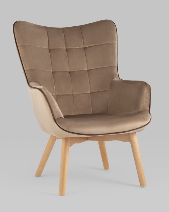 Кресло Манго бежевого цвета - купить Интерьерные кресла по цене 24990.0