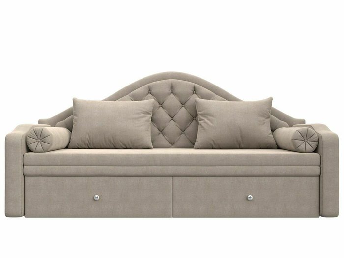 Диван-кровать Сойер бежевого цвета - купить Прямые диваны по цене 50999.0