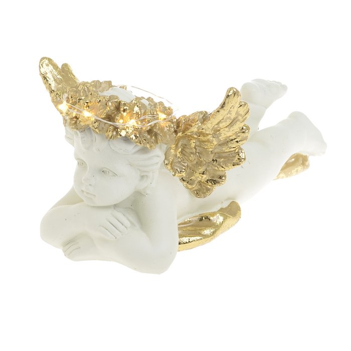 Настольный декор Ангел с золотыми крыльями