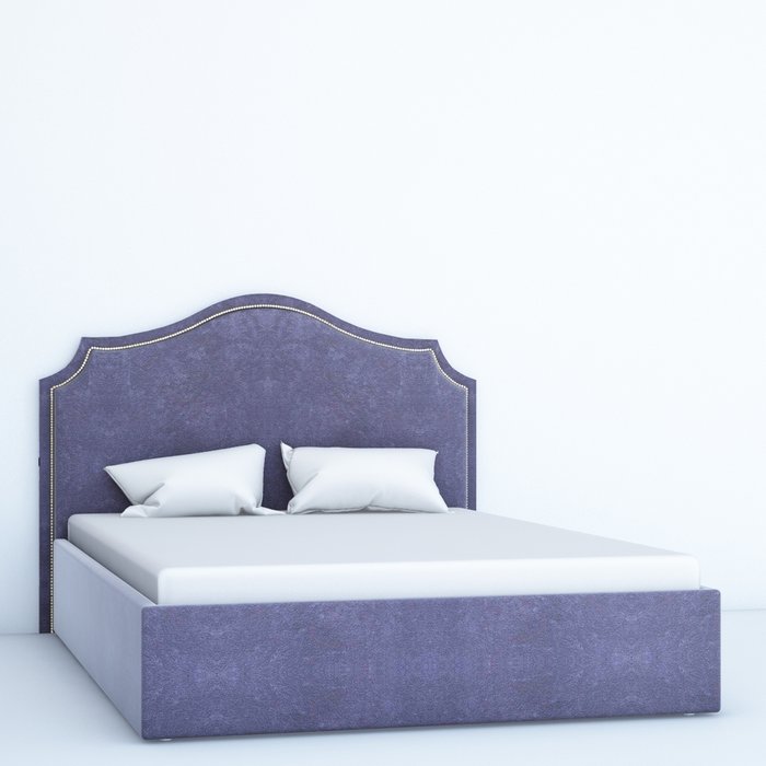 Кровать Violetta 140x200 фиолетового цвета