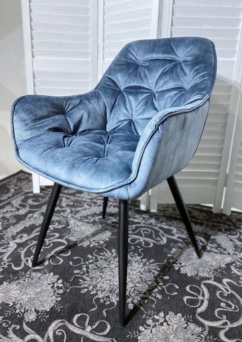 Стул Malta серо-голубого цвета - купить Обеденные стулья по цене 6563.0