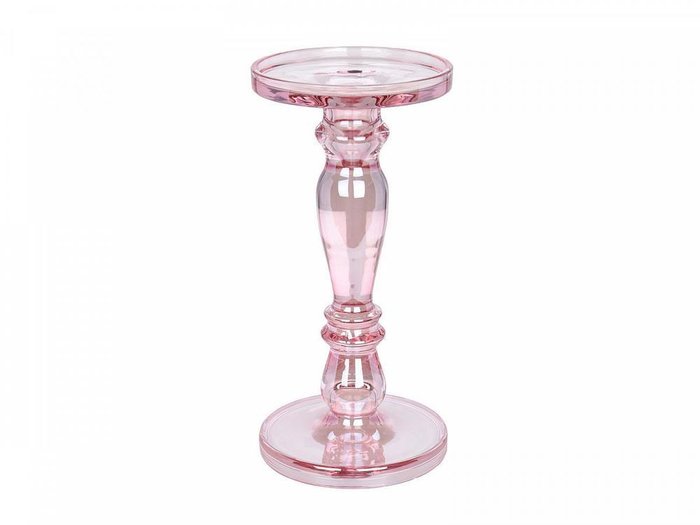 Подсвечник Luster Pink розового цвета Подсвечник Luster Pink розового цвета