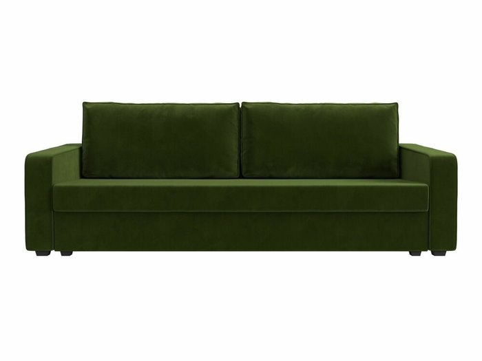 Диван-кровать Лига 009 зеленого цвета  - купить Прямые диваны по цене 26999.0