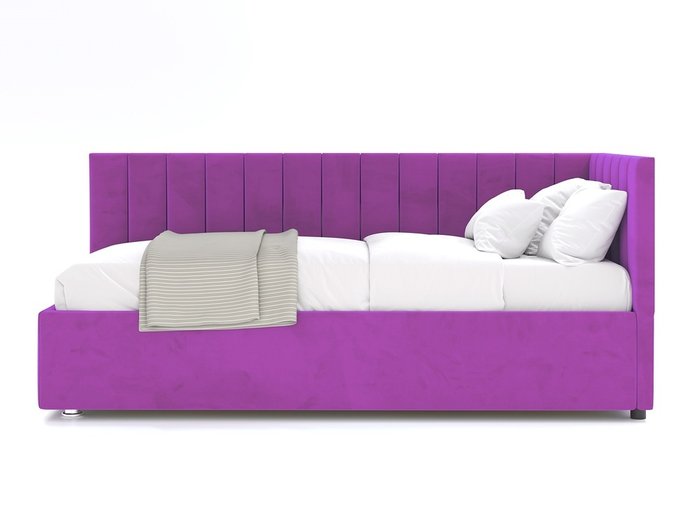 Кровать Negga Mellisa 90х200 пурпурного цвета с подъемным механизмом правая - купить Кровати для спальни по цене 49200.0