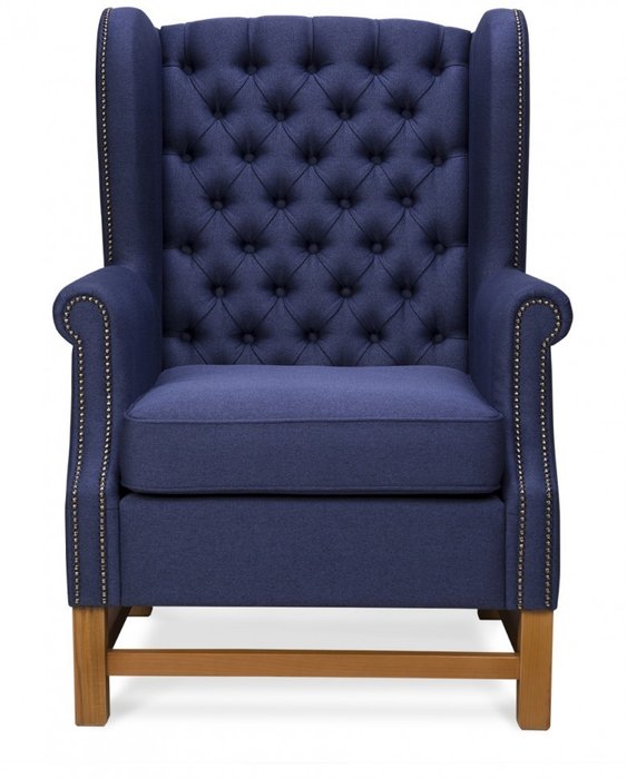 Кресло Jerome темно-синего цвета  - купить Интерьерные кресла по цене 30000.0