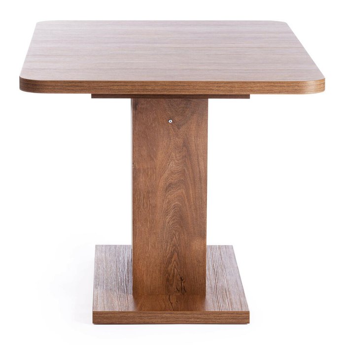 Раздвижной обеденный стол Vox коричневого цвета - лучшие Обеденные столы в INMYROOM