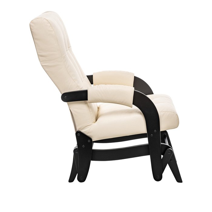 Кресло-маятник Спринг молочно-черного цвета - лучшие Интерьерные кресла в INMYROOM
