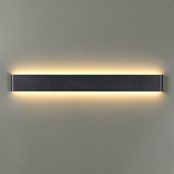 Светодиодный настенный светильник Framant М черного цвета - лучшие Бра и настенные светильники в INMYROOM