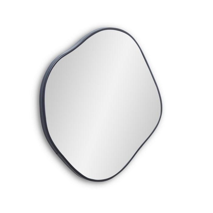 Настенное зеркало Organic S в раме черного цвета - купить Настенные зеркала по цене 7900.0