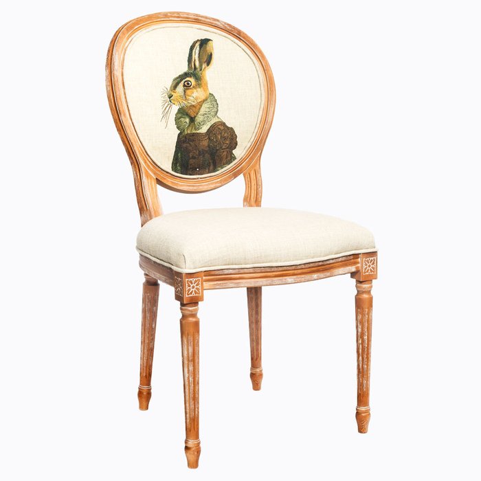 Стул Мисс Зайка Лайт в светло-бежевой обивке - купить Обеденные стулья по цене 32000.0