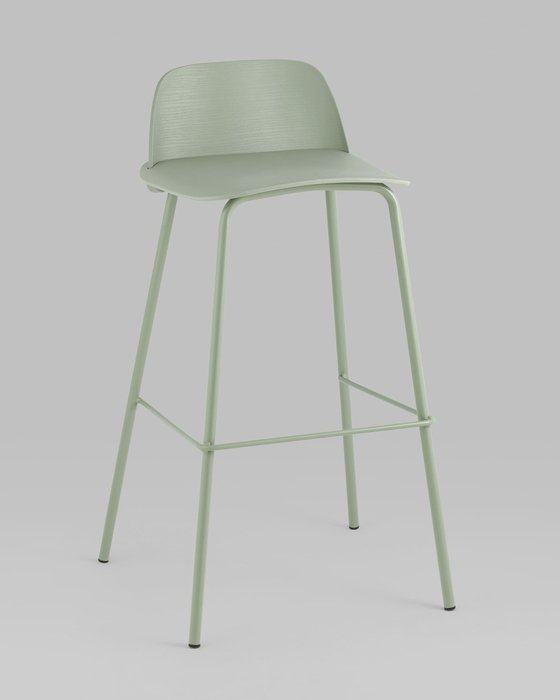 Стул барный Mist серо-зеленого цвета - купить Барные стулья по цене 5990.0