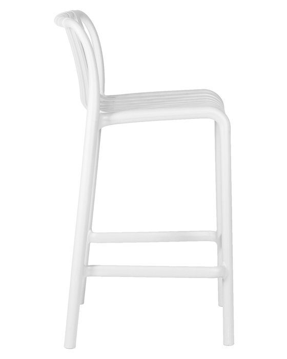 Стул полубарный Chloe белого цвета - лучшие Барные стулья в INMYROOM