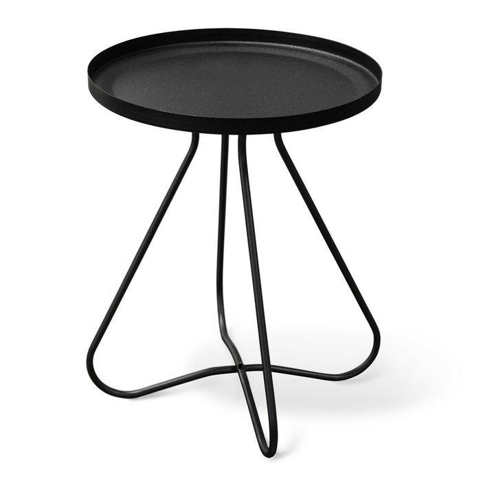 Комплект сервировочных столов Ансбах черного цвета - лучшие Сервировочные столики в INMYROOM