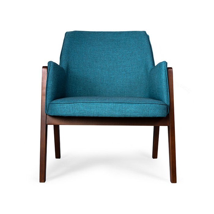 Kресло Teatro синего цвета - купить Интерьерные кресла по цене 24854.0