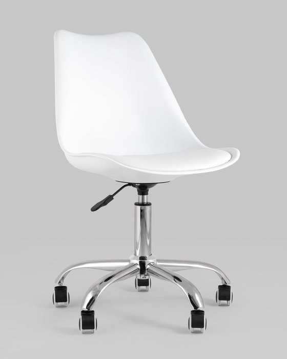 Стул офисный Blok белого цвета - купить Офисные кресла по цене 4490.0