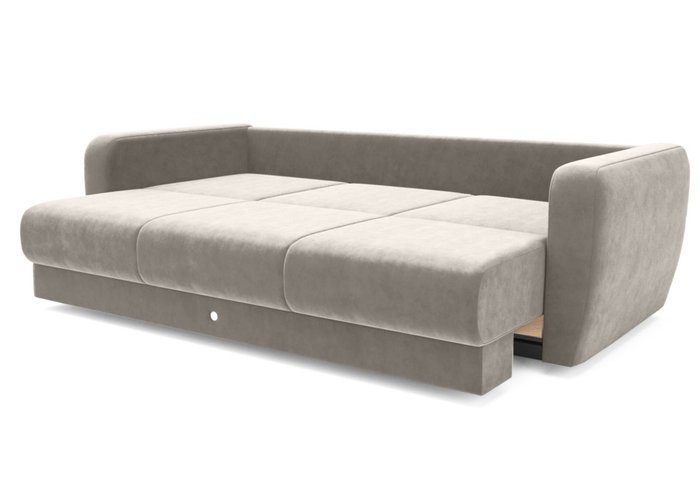 Набор из дивана-кровати с двумя креслами серо-лилового цвета - лучшие Прямые диваны в INMYROOM