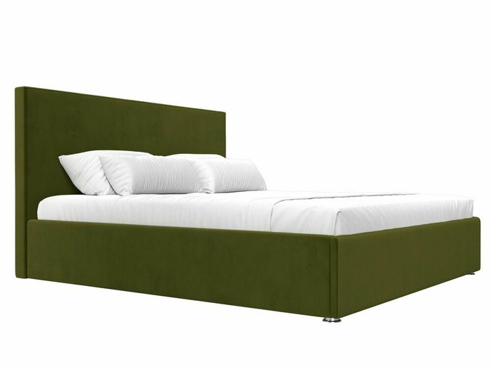 Кровать Кариба 200х200 зеленого цвета с подъемным механизмом - лучшие Кровати для спальни в INMYROOM