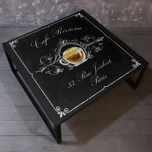 Журнальный стол Cafe со столешницей из массива сосны - купить Журнальные столики по цене 15000.0