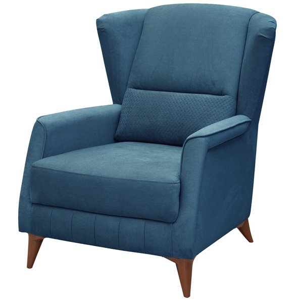 Кресло Эшли синего цвета