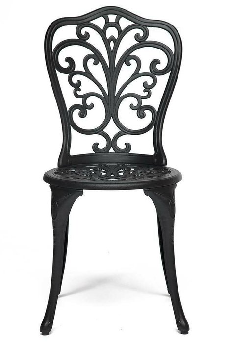 Комплект из двух стульев Mozart черного цвета - лучшие Садовые стулья в INMYROOM