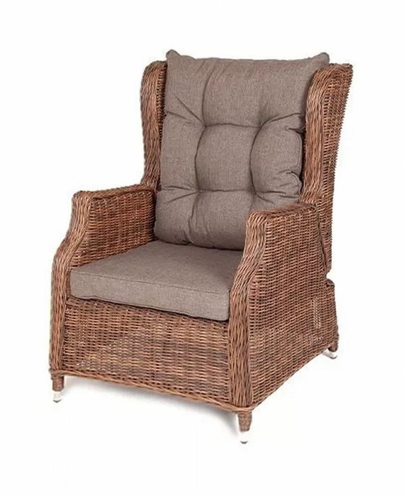 Раскладное кресло Форио коричневого цвета