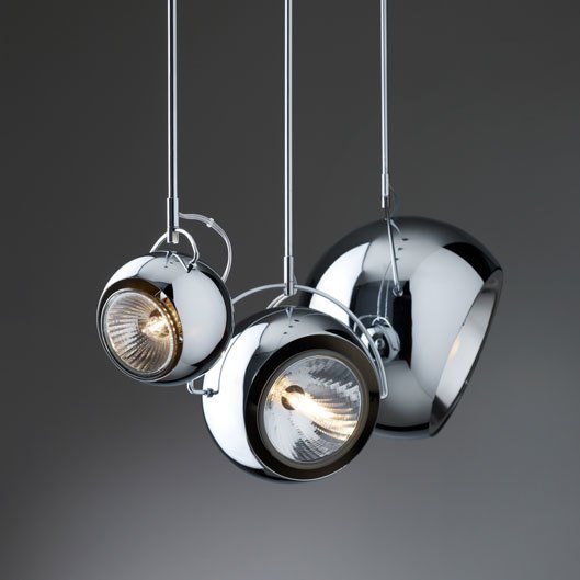 Подвесной светильник Fabbian Beluga с плафоном из алюминия  - лучшие Подвесные светильники в INMYROOM
