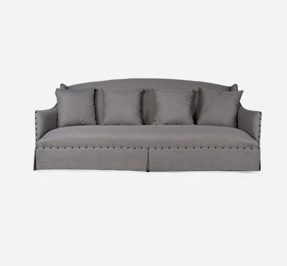 Диван Vitriol серого цвета - купить Прямые диваны по цене 126252.0