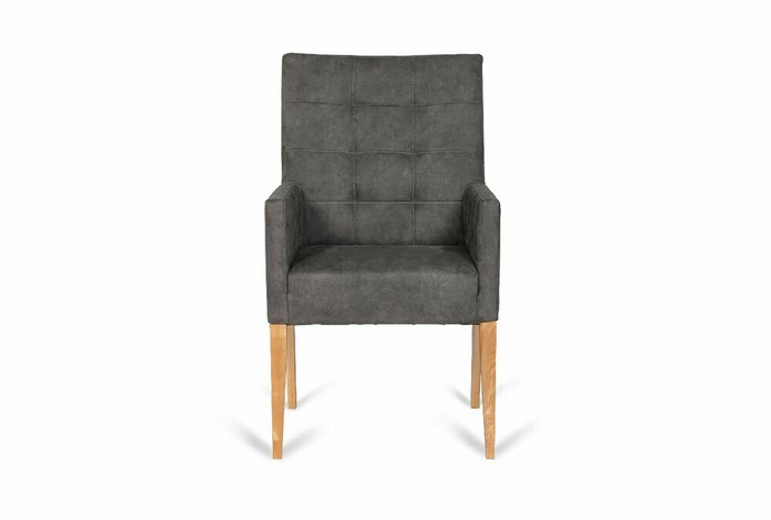 Стул Берген М серого цвета - купить Обеденные стулья по цене 22485.0