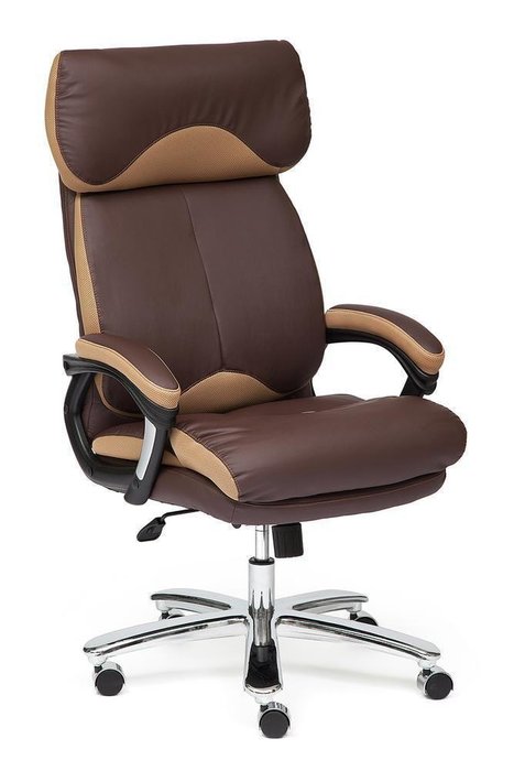Кресло офисное Grand коричневого цвета