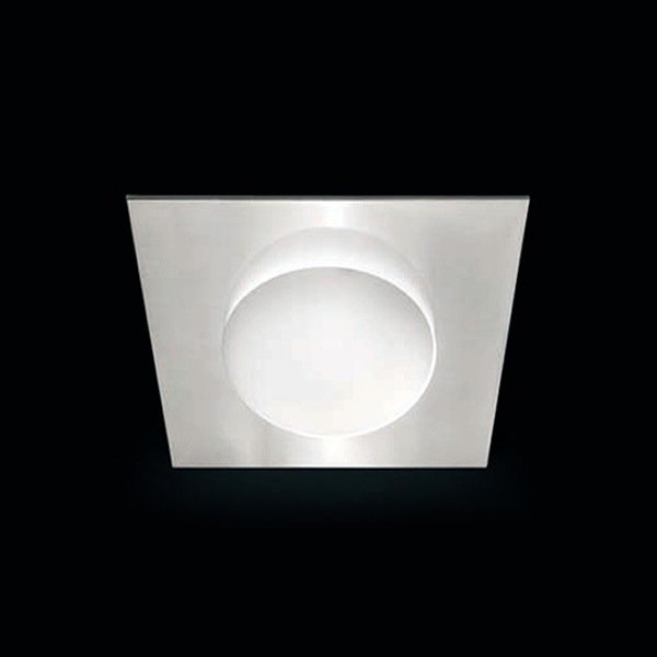 Настенный/Потолочный светильник Leucos "GIO" с плафоном из выдувного стекла белого цвета