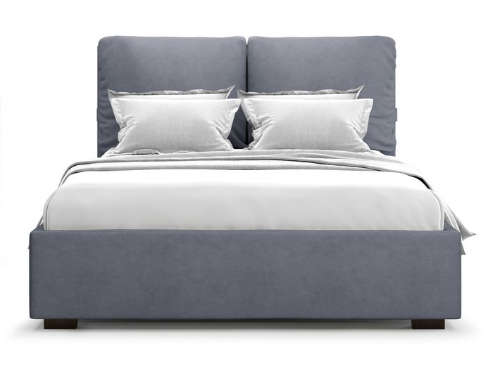 Кровать Trazimeno 160х200 серого цвета с подъемным механизмом - купить Кровати для спальни по цене 40400.0