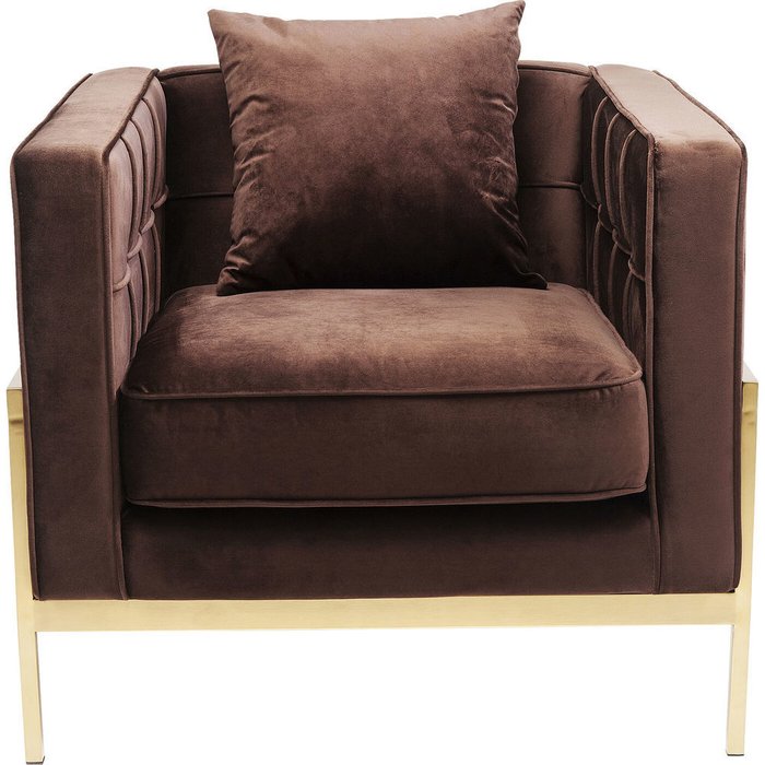 Кресло Loft коричневого цвета