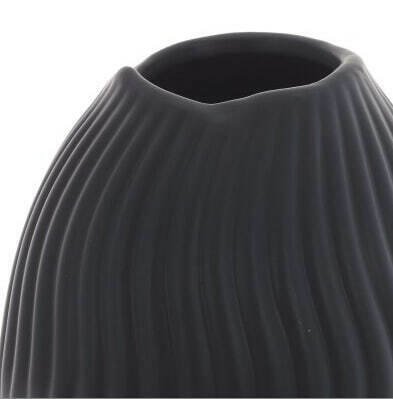 Керамическая ваза темно-серого цвета  - купить Вазы  по цене 3810.0