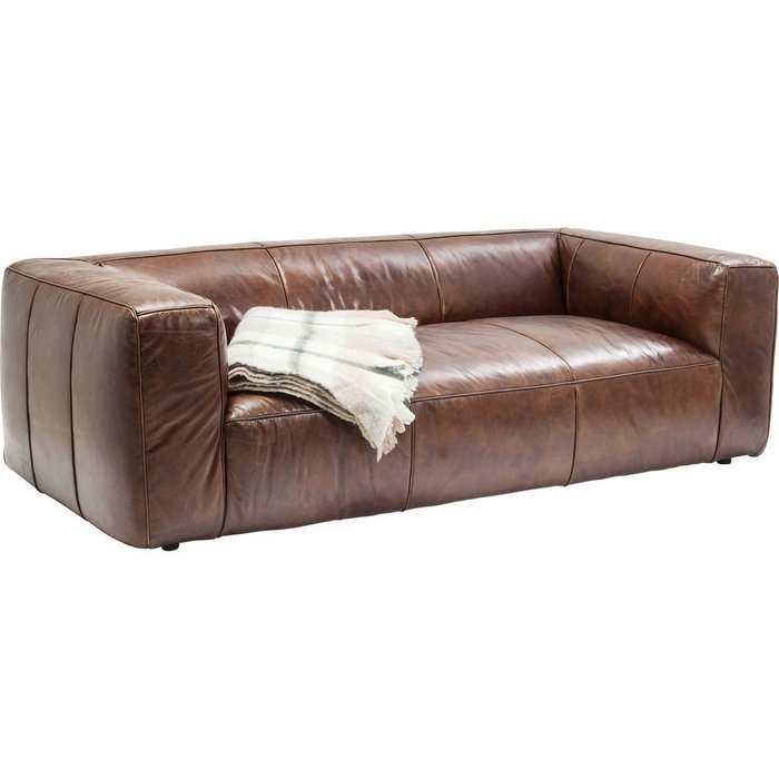 Диван Cubetto коричневого цвета - купить Прямые диваны по цене 409680.0
