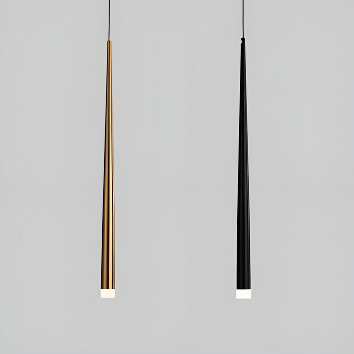 Светильник Slim Mini Gold в стиле Vibia - лучшие Подвесные люстры в INMYROOM Светильник Slim Mini Gold в стиле Vibia - лучшие Подвесные люстры в INMYROOM