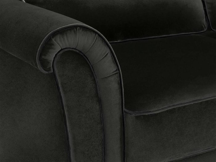 Диван трехместный Sydney черного цвета - лучшие Прямые диваны в INMYROOM