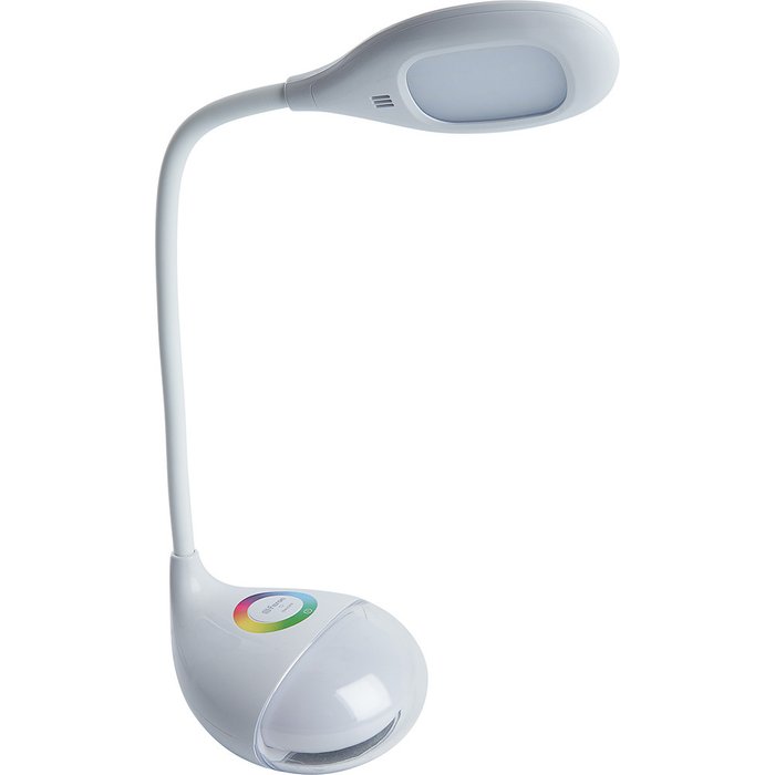 Настольный светодиодный светильник Feron DE1730  7W, 6000-6500K, 100-240V, белый - лучшие Настольные лампы в INMYROOM