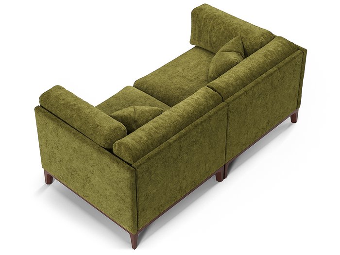 Диван Case зеленого цвета - лучшие Прямые диваны в INMYROOM