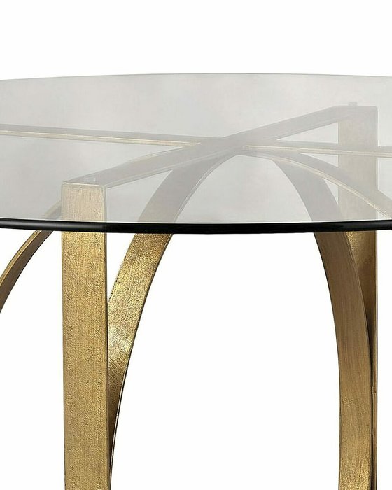 Обеденный стол Трой из металла и стекла - лучшие Обеденные столы в INMYROOM