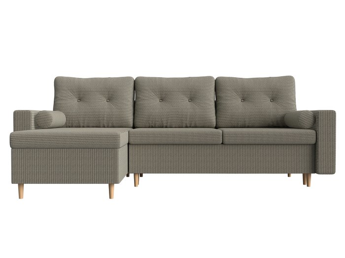 Угловой диван-кровать Белфаст серо-бежевого цвета левый угол - купить Угловые диваны по цене 49999.0