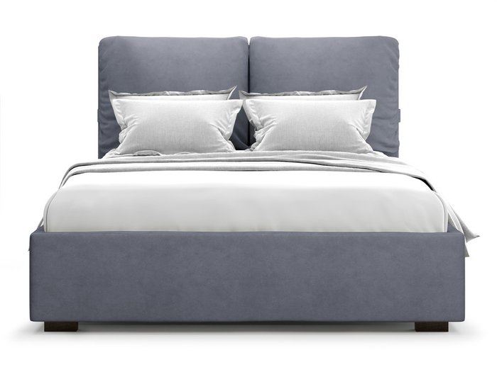 Кровать Trazimeno 180х200 серого цвета с подъемным механизмом - купить Кровати для спальни по цене 44000.0