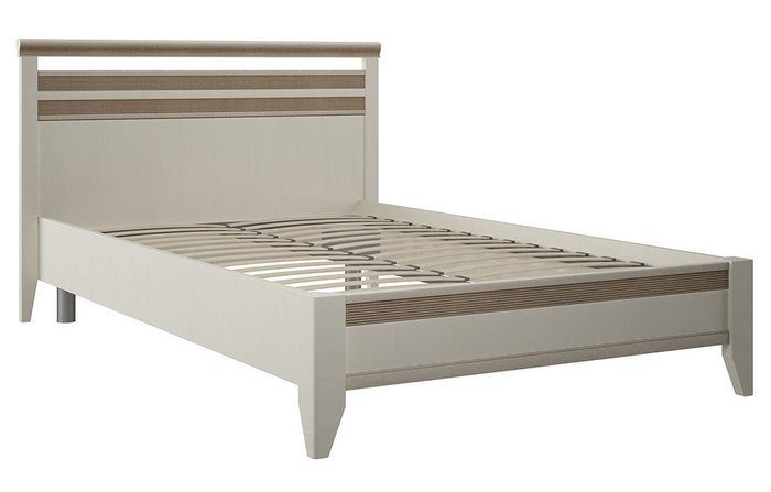 Кровать Адажио 120х200 бежевого цвета - купить Кровати для спальни по цене 28390.0