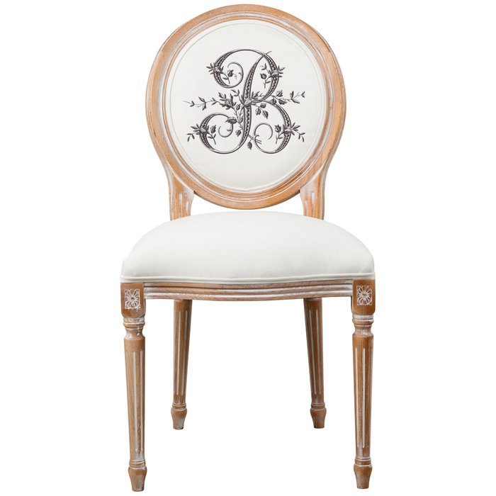 Стул Азбука мечты буква B белого цвета - купить Обеденные стулья по цене 32000.0