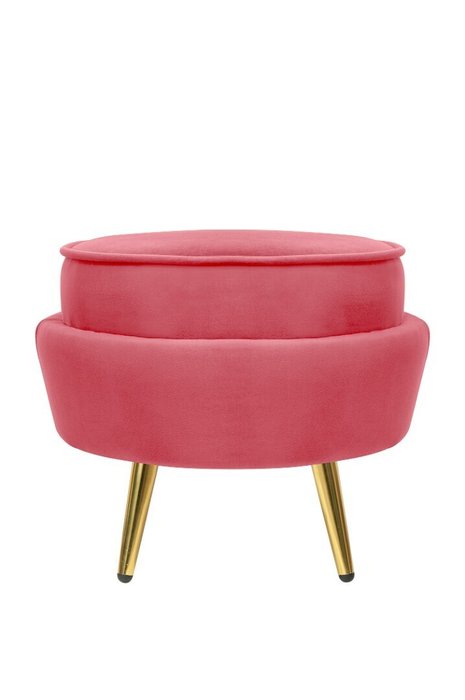 Пуф Pearl Adorn красного цвета - купить Пуфы по цене 8500