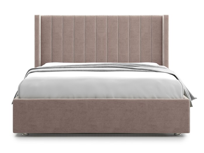 Кровать Premium Mellisa 2 160х200 бежево-коричневого цвета с подъемным механизмом  - купить Кровати для спальни по цене 77200.0
