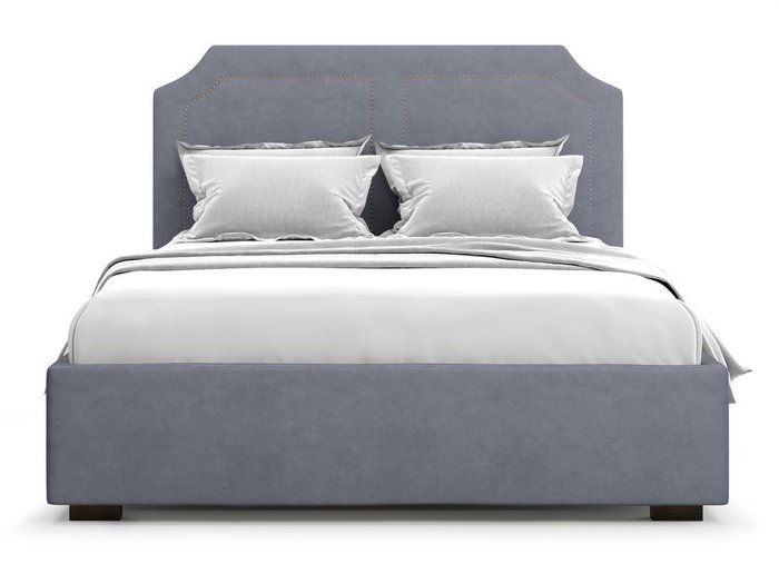 Кровать с подъемным механизмом Lago 140х200 серого цвета - купить Кровати для спальни по цене 40000.0