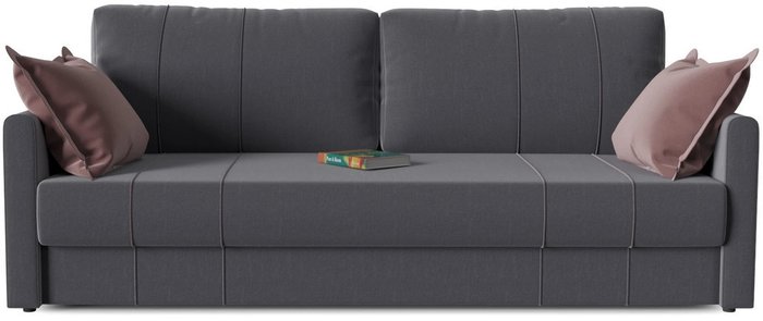 Диван-кровать прямой Римини kabrio 31 серого цвета - купить Прямые диваны по цене 35000.0