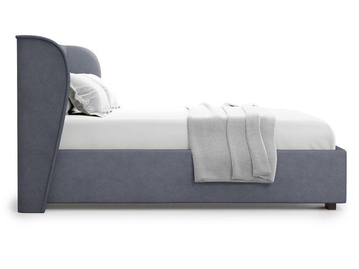 Кровать Tenno 160х200 серого цвета с подъемным механизмом  - лучшие Кровати для спальни в INMYROOM